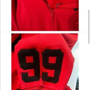 Rocawear Red Full Zipper Hoodie Boys L